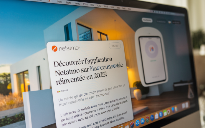 Découvrir l'application Netatmo sur Mac : votre maison connectée réinventée en 2025 !