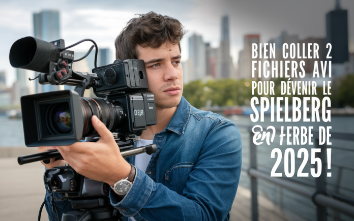 Bien coller 2 fichiers avi pour devenir le Spielberg en herbe de 2025 !