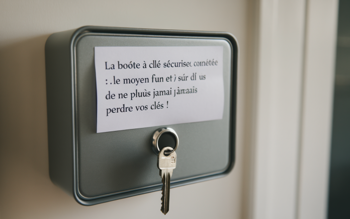 La boîte à clé sécurisée connectée : le moyen fun et sûr de ne plus jamais perdre vos clés !