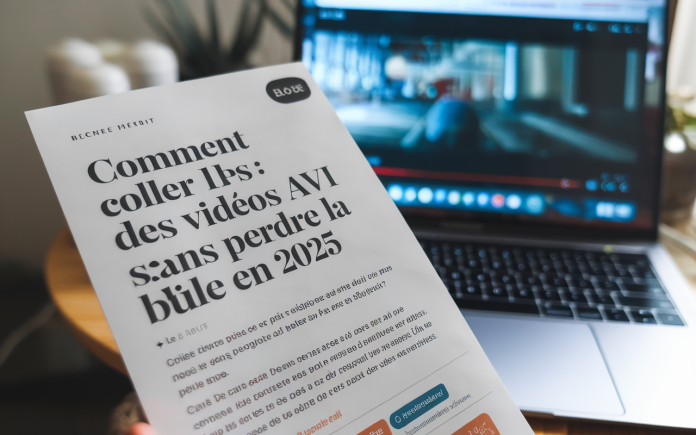 Comment coller des vidéos avi sans perdre la boule en 2025