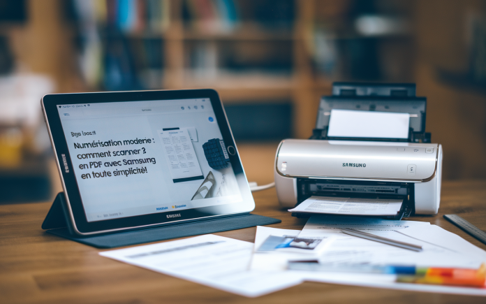 Numérisation moderne : comment scanner en pdf avec samsung en toute simplicité !