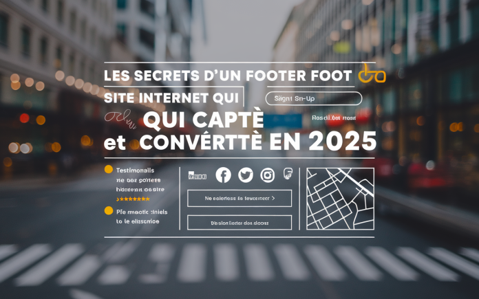 Les secrets d'un footer site internet qui capte et convertit en 2025
