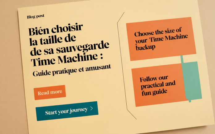 Bien choisir la taille de sa sauvegarde Time Machine : guide pratique et amusant